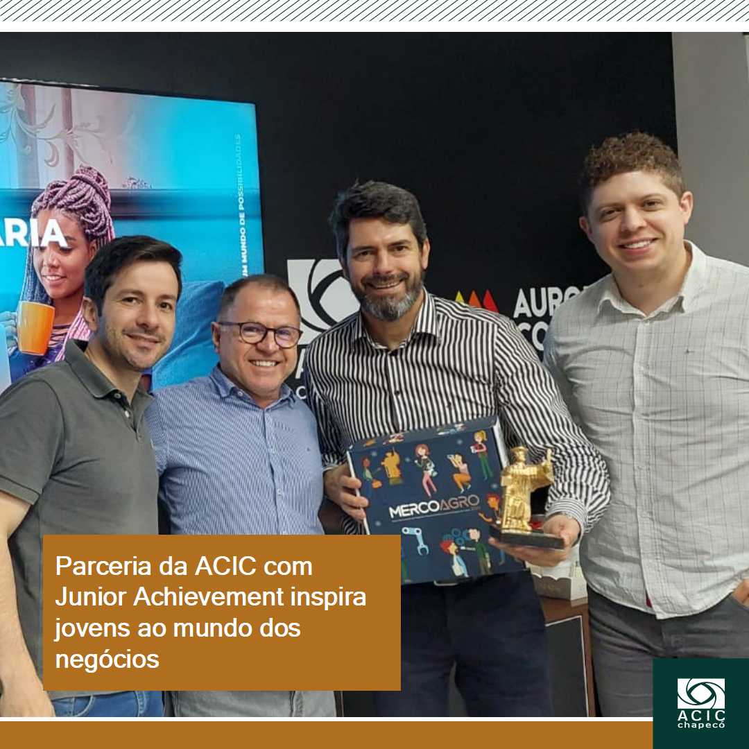 Parceria Da ACIC Com Junior Achievement Inspira Jovens Ao Mundo Dos ...